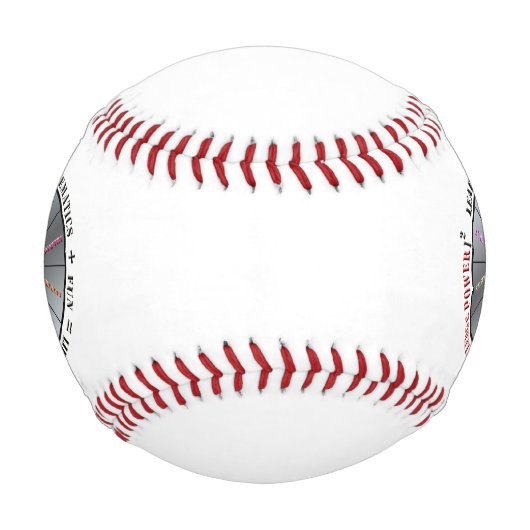 Der Power der Mathematik Baseball (Vorderseite)