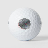Der Power der Mathematik Golfball (Vorderseite)