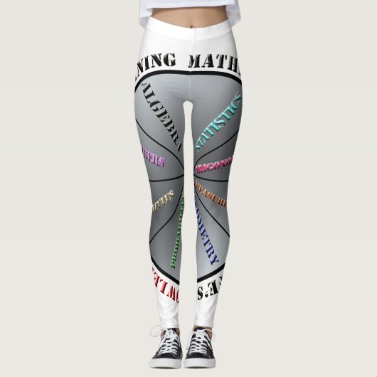 Der Power der Mathematik Leggings (Vorderseite)