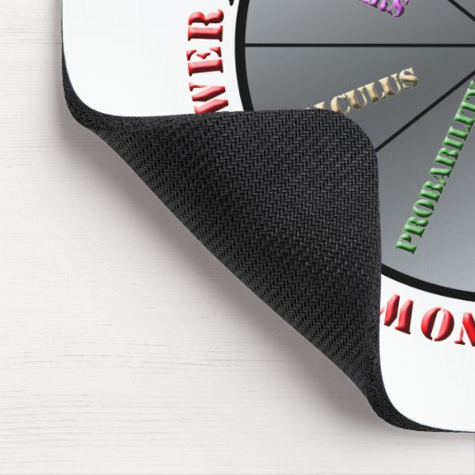 Der Power der Mathematik Mousepad (Ecke)