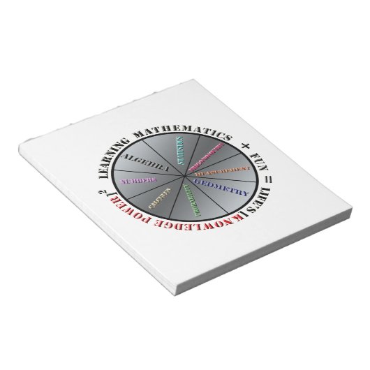 Der Power der Mathematik Notizblock (angewinkelt)