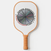 Der Power der Mathematik Pickleball Schläger (Vorderseite)