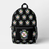 Der Power der Ökonomie Bedruckter Rucksack (Vorderseite)