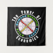 Der Power der Ökonomie Wandteppich (Vorderseite)
