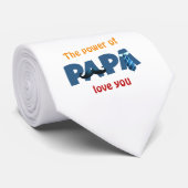 Der Power der Papa Krawatte (Gerollt)