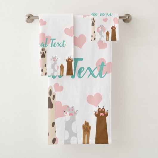 Der Power der Paws Badhandtuch Set (Insitu)