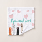 Der Power der Paws Badhandtuch Set (Waschlappen)