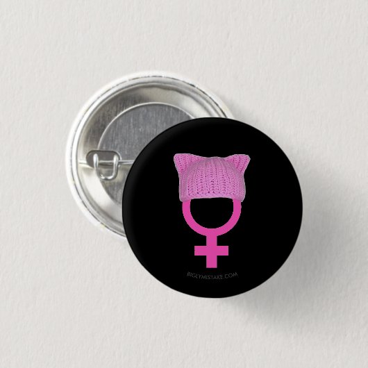 Der Power der Pussy-Hut-Frauen Button (Vorne & Hinten)