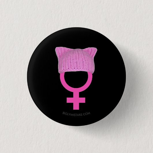 Der Power der Pussy-Hut-Frauen Button (Vorderseite)