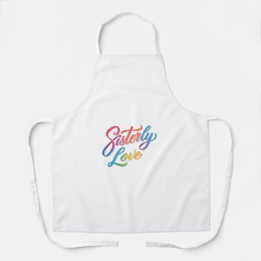 Der Power der Sisterly-Liebe Schürze (Vorderseite)