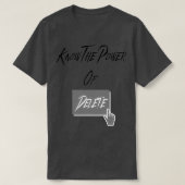 Der Power der Streichung T-Shirt (Design vorne)
