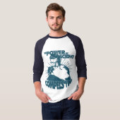 Der Power der Wissenschaft zwingt Sie! T-Shirt (Vorne ganz)
