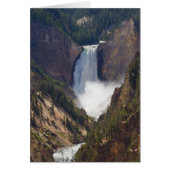 Der Power der Yellowstone-Grußkarte (Vorne)