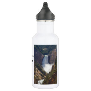Der Power der Yellowstone-Wasserflasche Edelstahlflasche