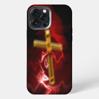Der Power des Christlichen Kreuzes auf Ihrem Handy iPhone 13 Pro Max Hülle