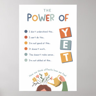 Der Power des Doch Boho-Klassenzimmers Poster
