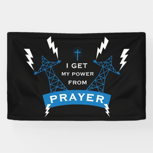 Der Power des Gebets Banner (Horizontal)
