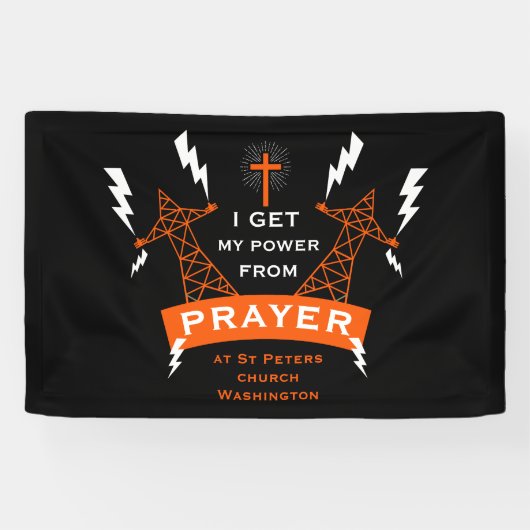 Der Power des Gebets Banner (Horizontal)