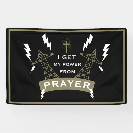 Der Power des Gebets Banner (Horizontal)