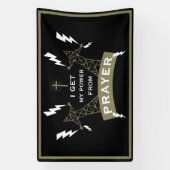Der Power des Gebets Banner (Vertikal)