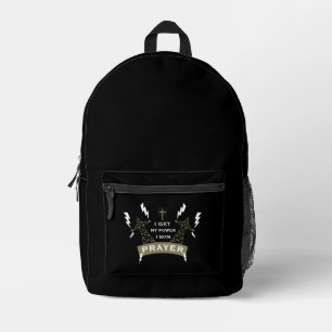 Der Power des Gebets Bedruckter Rucksack