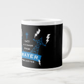 Der Power des Gebets Jumbo-Tasse (Vorderseite Rechts)