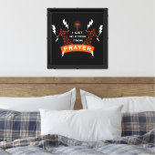 Der Power des Gebets Leinwanddruck (Insitu (Schlafzimmer))