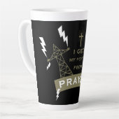 Der Power des Gebets Milchtasse (Linke Ecke)