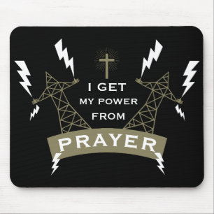 Der Power des Gebets Mousepad