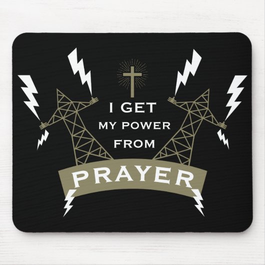 Der Power des Gebets Mousepad (Vorne)