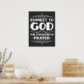 Der Power des Gebets Poster (Küche)