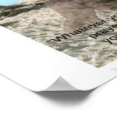 Der Power des Gebets Poster (Ecke)