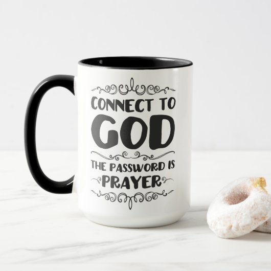 Der Power des Gebets Tasse (Mit Donut)