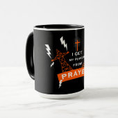 Der Power des Gebets Tasse (Vorderseite Links)