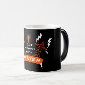 Der Power des Gebets Verwandlungstasse (VorderseiteRechts)