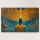 Der Power des Geistes, der die Blase durchbohrt Puzzle (Horizontal)
