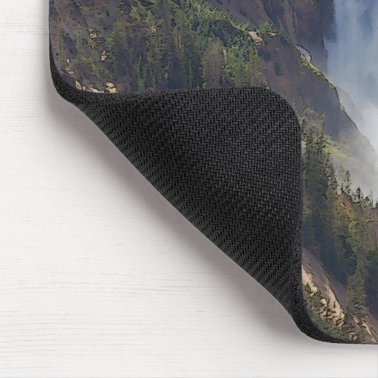 Der Power des Gelbsteins Mousepad (Ecke)