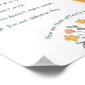 Der Power des YET-Klassenzimmer-Posters Poster (Ecke)