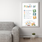 Der Power des YET-Klassenzimmer-Posters Poster