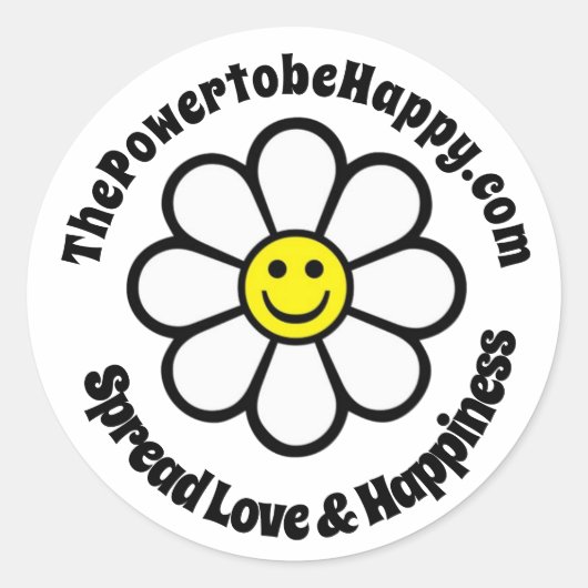 Der Power, ein glücklicher Sticker zu sein (Vorderseite)