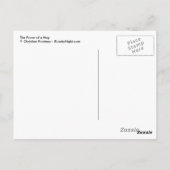 Der Power einer Umarmung Postkarte (Rückseite)