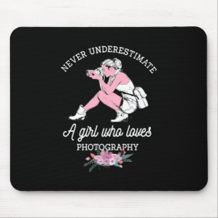 Der Power eines Mädchens, das Fotografie Liebe Mousepad