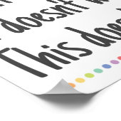 Der Power eines Plakats Poster (Ecke)