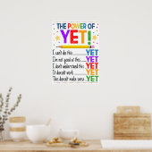 Der Power eines Plakats Poster (Küche)