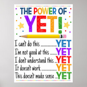 Der Power eines Plakats Poster