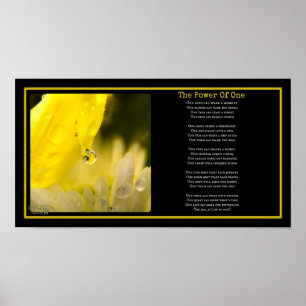 Der Power eines Poster