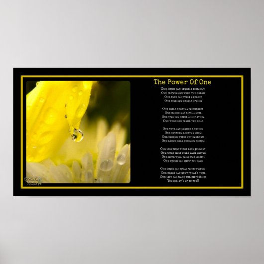 Der Power eines Poster (Vorne)