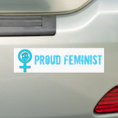 Der Power-Feminist-Symbol der Frauen Autoaufkleber (Auf Auto)