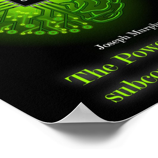 Der Power Ihres Unterbewusstseins Poster (Ecke)