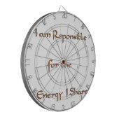 Der Power im Inneren: Energie ist wichtig Dartscheibe (Vorderseite Links)